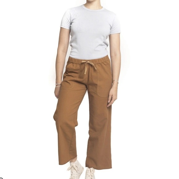 Utility Canvas Beach Pant cotton green - size Medium - Picture 8 of 9